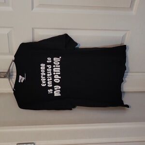 Black Graphic Tee - Short Sleeve